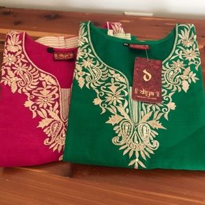 Shirts made in and brought from India